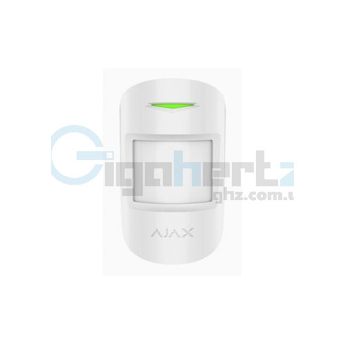 Беспроводной датчик движения с микроволновым сенсором - Ajax - MotionProtect Plus (white)