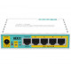5-портовый маршрутизатор - MikroTik - hEX PoE lite (RB750UPr2)