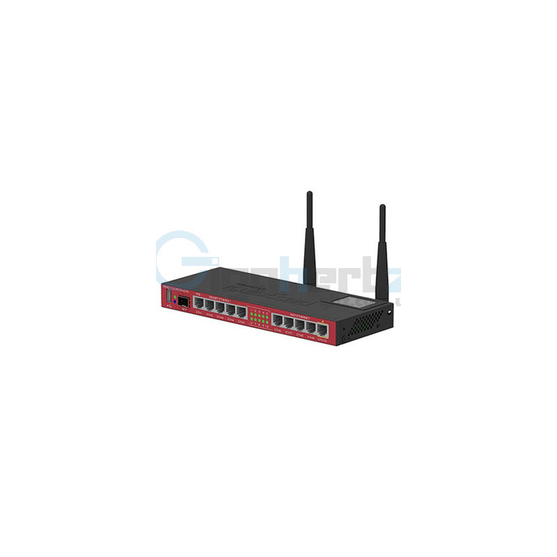 10-портовый Wi-Fi маршрутизатор - MikroTik - RB2011UiAS-2HnD-IN