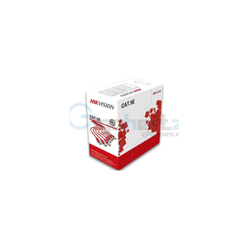 Кабель витая пара (для внутренней прокладки)  24AWG UTP CAT 5E - Hikvision - DS-1LN5E-S