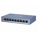 8 портовый POE коммутатор Hikvision - Hikvision - DS-3E0109P-E/M(B)