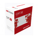 Кабель витая пара (для внешней прокладки) UTP CAT 5E - Hikvision - DS-1LN5EO-UU/E