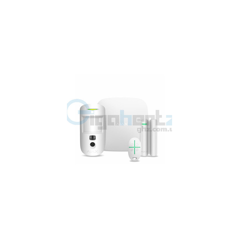 Комплект охранной сигнализации - Ajax - Ajax StarterKit Cam (белый)