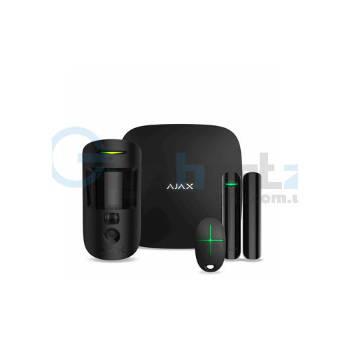 Комплект охранной сигнализации - Ajax - Ajax StarterKit Cam (чёрный)