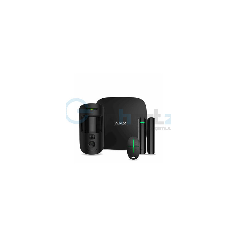 Комплект охранной сигнализации - Ajax - Ajax StarterKit Cam Plus (чёрный)