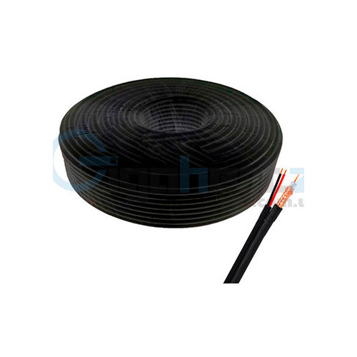 Кабель комбинированный бухта 100 м - RG590-CU PE+2*0.5
