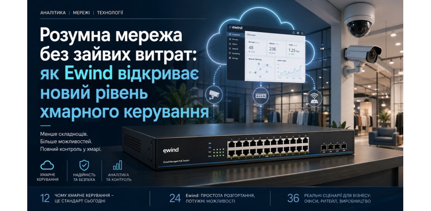 Розумна мережа без зайвих витрат: як Ewind відкриває новий рівень хмарного керування